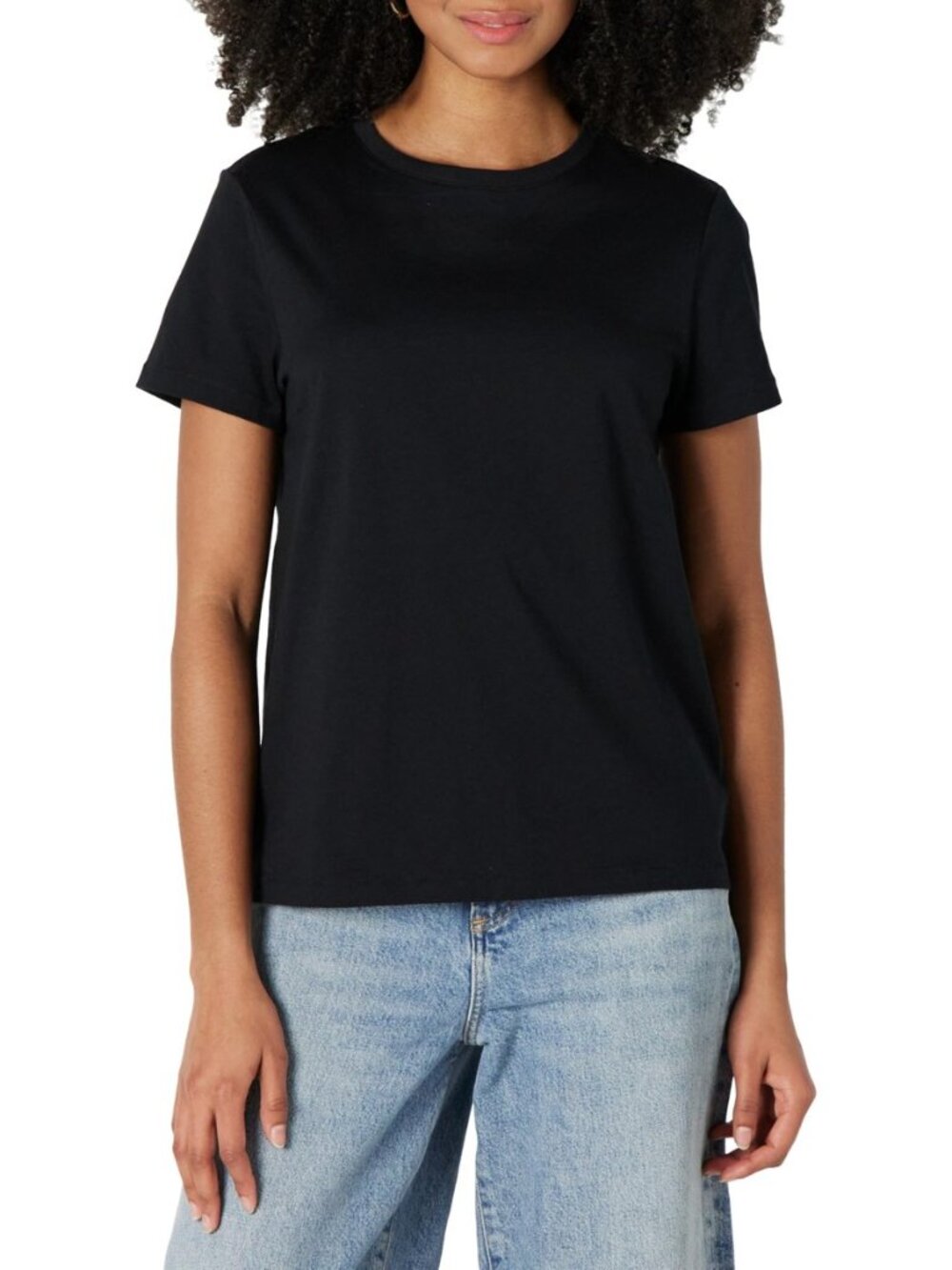Women's Regular Fit 100% Cotton Crewneck Short Sleeve T-Shirt